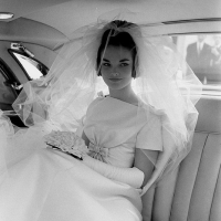 Henrietta Tiarks, the Duchess of Bedford, Wedding Day (1961)