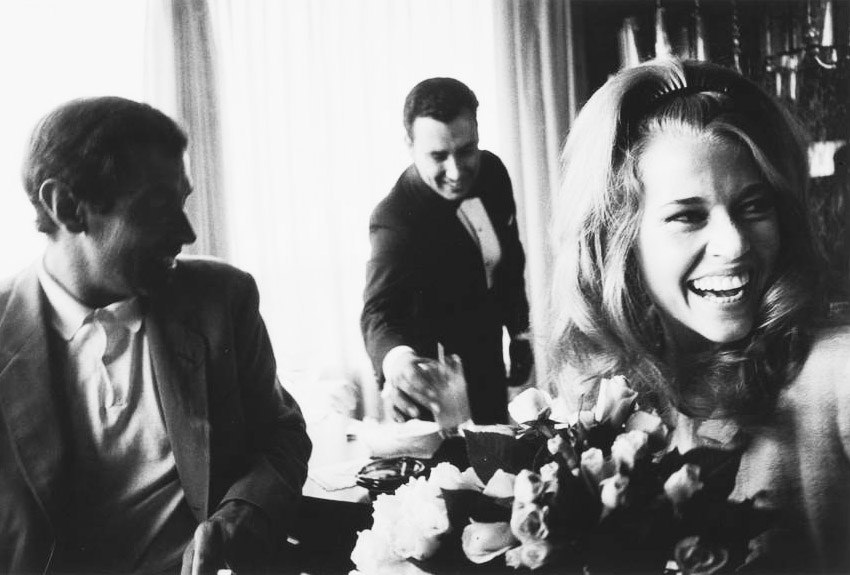 Jane Fonda and Roger Vadim at their wedding in Las Vegas (1965) | FROM THE  BYGONE